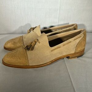 Moreschi Mens Slip On Shoes light brown size 11